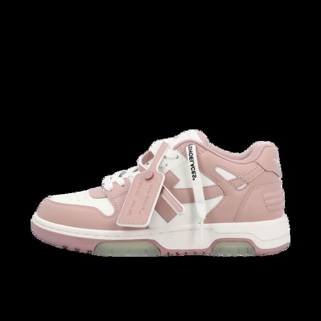 Out Of Office Calf Leather "White Pink" W