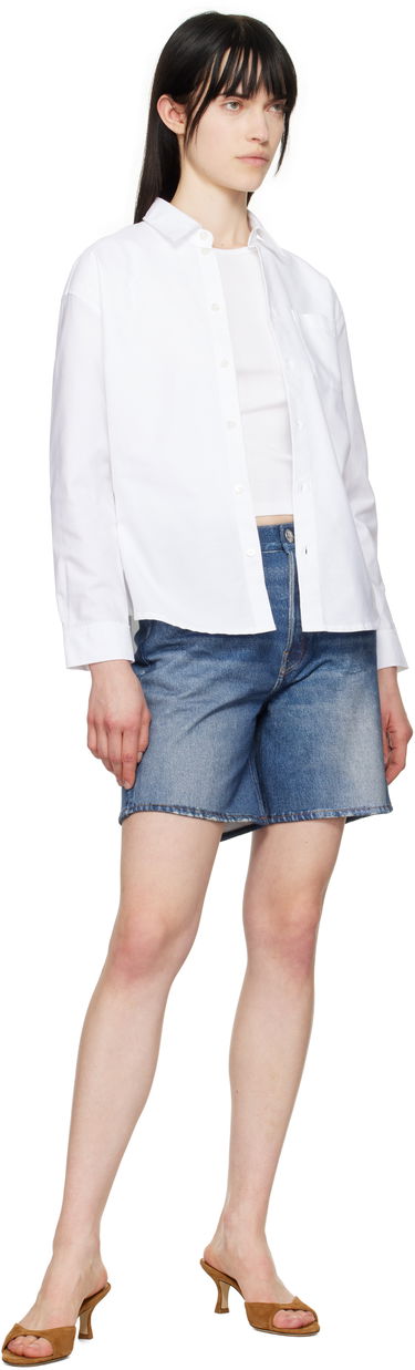 Къси панталони rag & bone Rag & Bone Miramar Terry Kaia Shorts Синьо | WCW25S90008200, 3