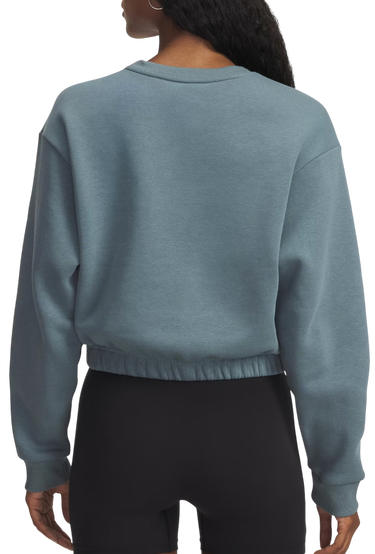 Суитчър Under Armour Rival Fleece Piped Crew Cropped Sweatshirt Синьо | 6007035-587, 3