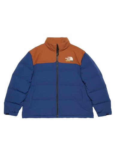 Пухо яке Gucci The North Face x Down Jacket Тъмно синьо | 663757 XAADP 4383