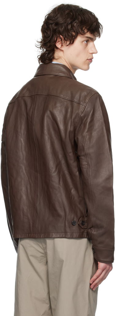 Яке Polo by Ralph Lauren Polo Ralph Lauren Zip Leather Jacket Кафяво | 710671431002, 2