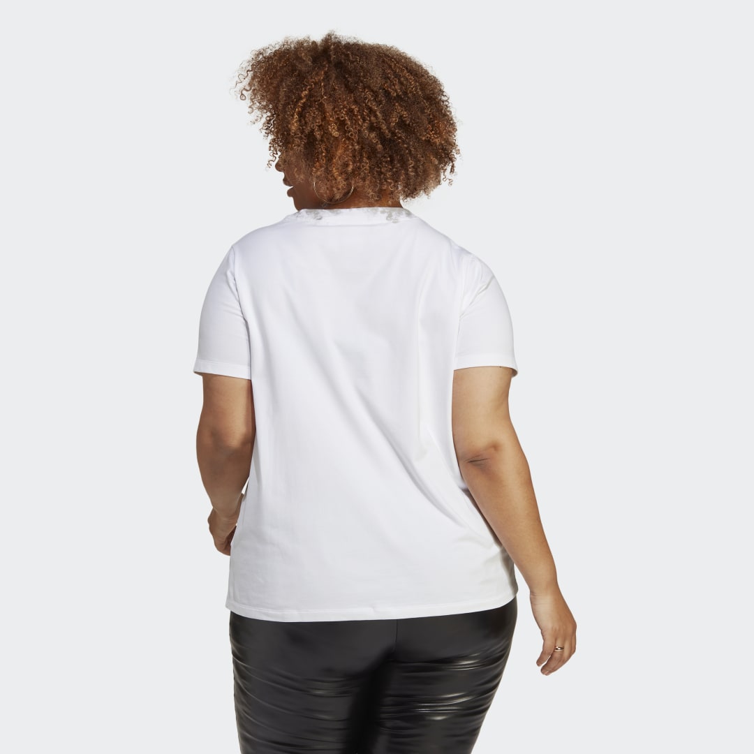Тениска adidas Originals Adicolor Classics Trefoil Tee (plus size) Бяло | HY8346, 1