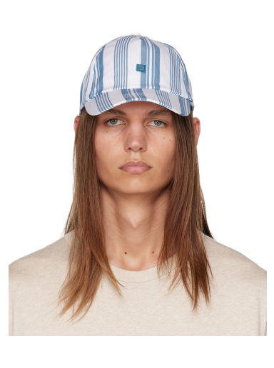 Шапка с козирка Acne Studios Micro Patch Cap Синьо | C40290-