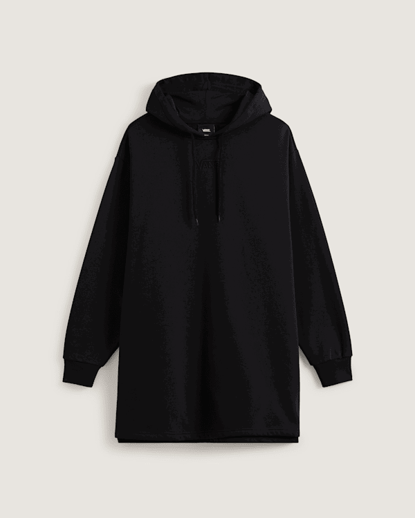 Pокля Vans Fleece Hoodie Dress Черно | VN000RD2BLK, 0