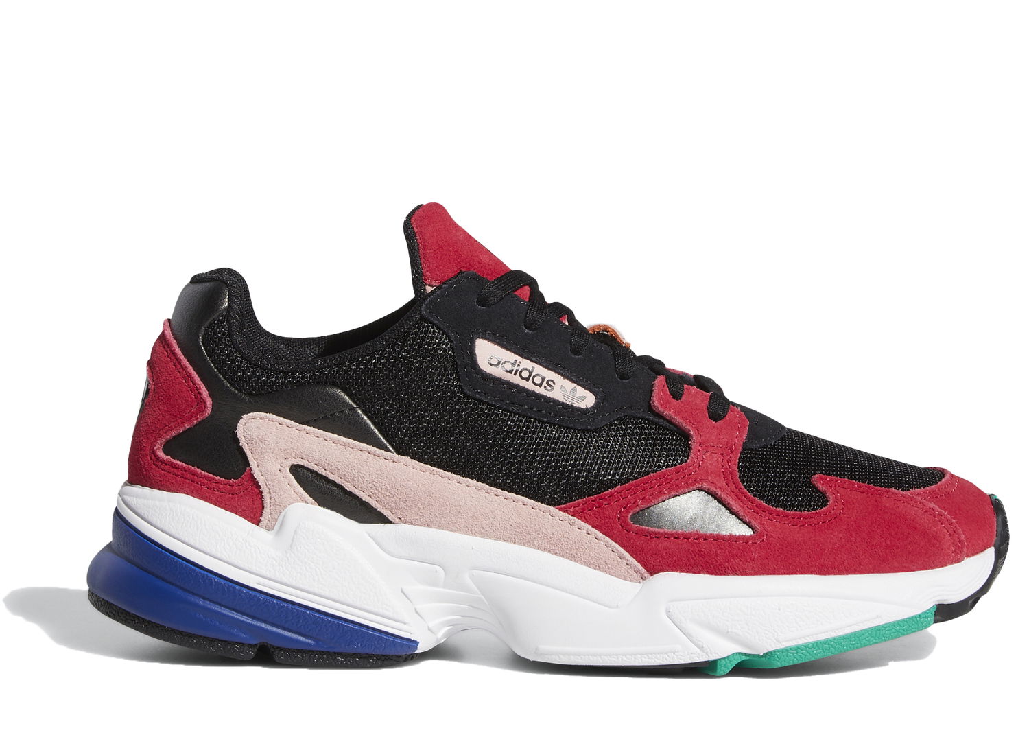 Кецове и обувки adidas Originals Falcon Core Black Energy Pink W Червено | EG9230, 0