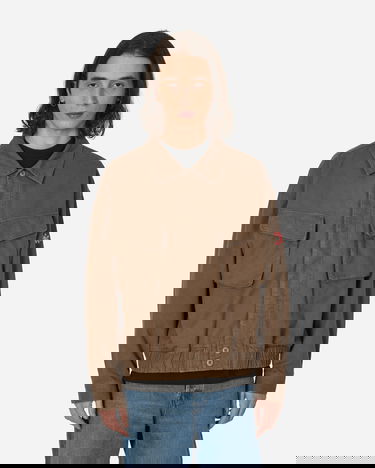 Яке Cav Empt Community Button Jacket Кафяво | CES24JK12 001, 1