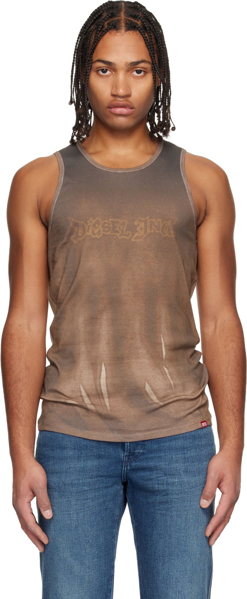 Потник Diesel T-Lifty-Show Tank Top Кафяво | A21618-0WICL-7EUA