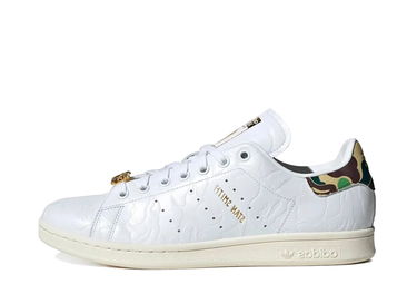 Кецове и обувки adidas Originals BAPE x Stan Smith "30th Anniversary White" Бяло | IG1115, 3