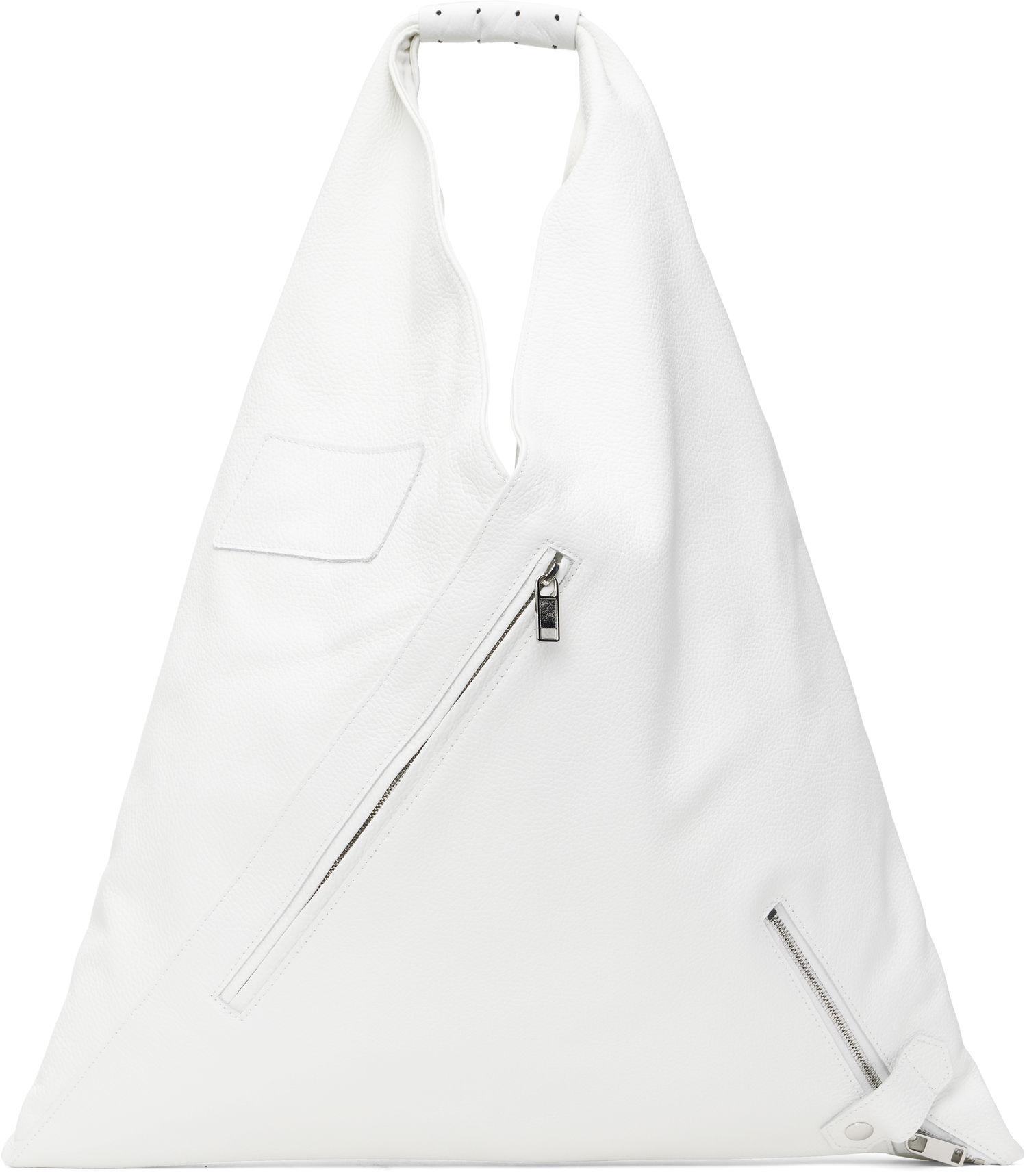 Дамска чанта Maison Margiela MM6 Maison Margiela Classic Medium Triangle Tote Bag Бяло | S54WD0039 P8429, 0