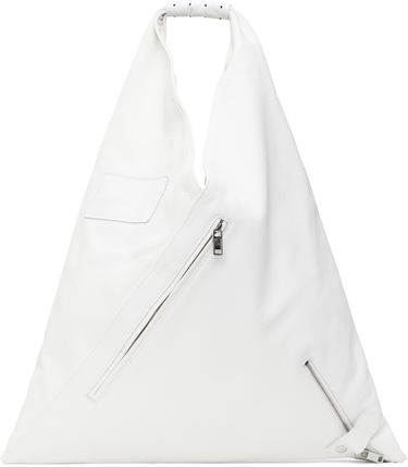 Дамска чанта Maison Margiela MM6 Maison Margiela Classic Medium Triangle Tote Bag Бяло | S54WD0039 P8429, 0