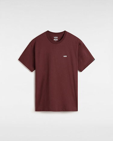 Тениска Vans Left Chest Logo T-shirt Бургунди | VN0A3CZE7YO, 0