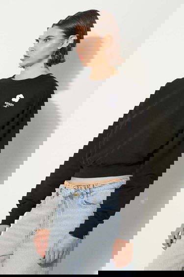 Суитчър KENZO Kenzo Flower Boke 2.0 Cropped Sweat Черно | FE62SW1664MI.99J, 3