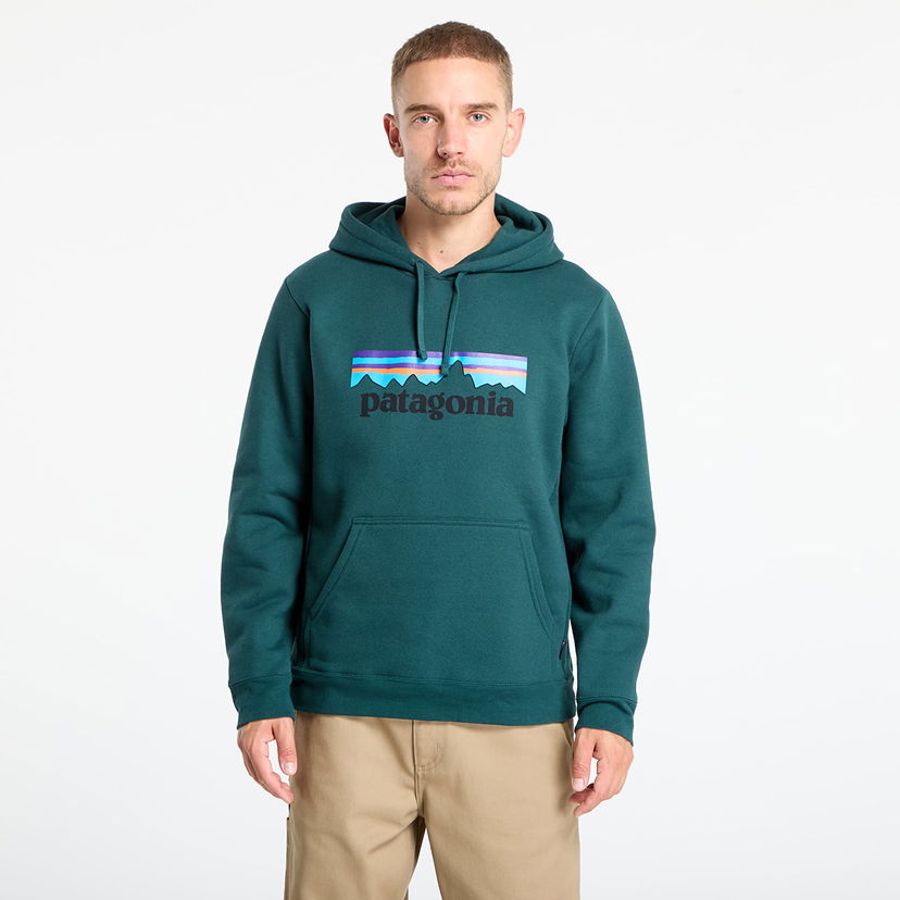 Суитчър Patagonia P-6 Logo Uprisal Hoodie Зелено | 39622 CASG
