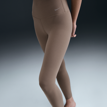 Клинове Nike Nike Zenvy 7/8 High-Waisted Leggings Кафяво | DQ6015-233, 1