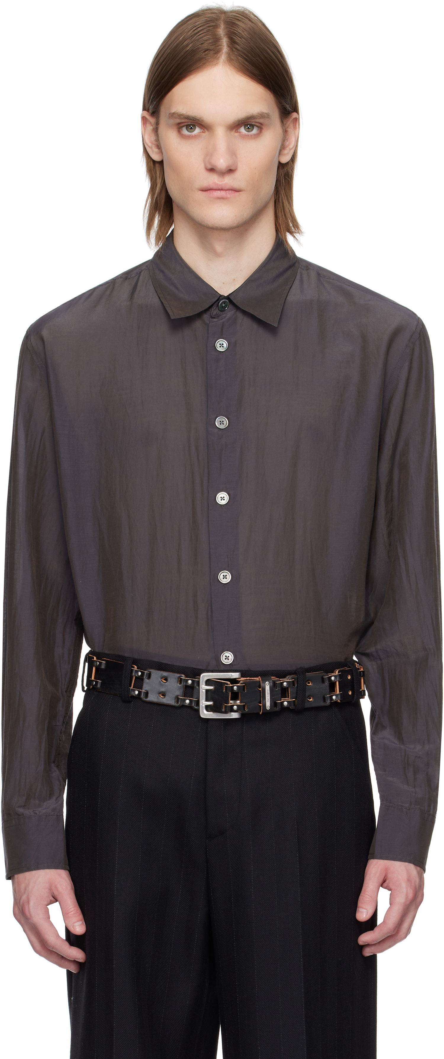 Риза OUR LEGACY Our Legacy Beyond Shirt Сиво | M2252BC, 0