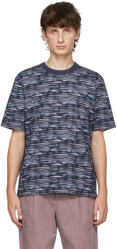Тениска Paul Smith PS Paul Smith Tie-Dye Stripe T-Shirt Тъмно синьо | M2R-220X-L21854, 0