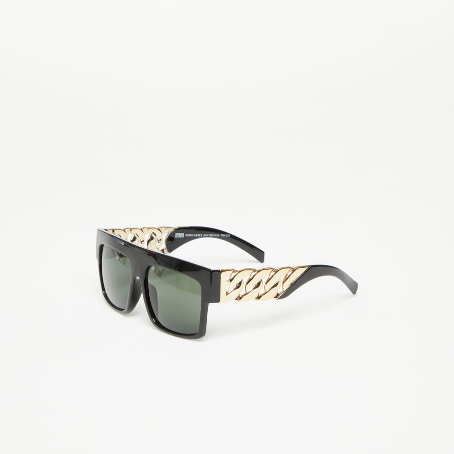 Слънчеви очила Urban Classics Sunglasses Zakynthos With Chain Черно | TB4236 Black/ Gold, 1