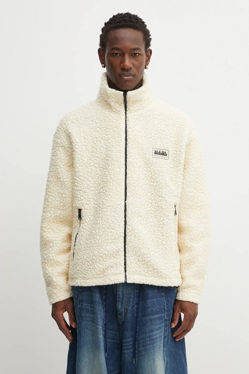 Яке Napapijri Martine Rose Wool Blend Fleece Jacket Бежово | NP0A4IG7N1A1