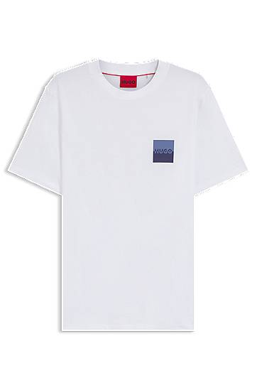 HUGO Men's T-Shirt with Split Logo