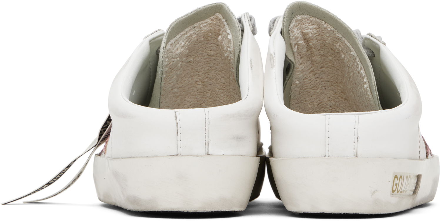Кецове и обувки Golden Goose Golden Goose Super-Star Sabot Бяло | GWF00110.F005887.10386, 1