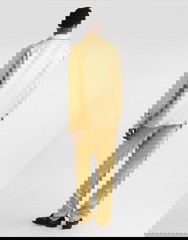 Панталони Dolce & Gabbana Dolce & Gabbana Silk Twill Trousers Жълто | GVCRAZFU10SA0488, 2