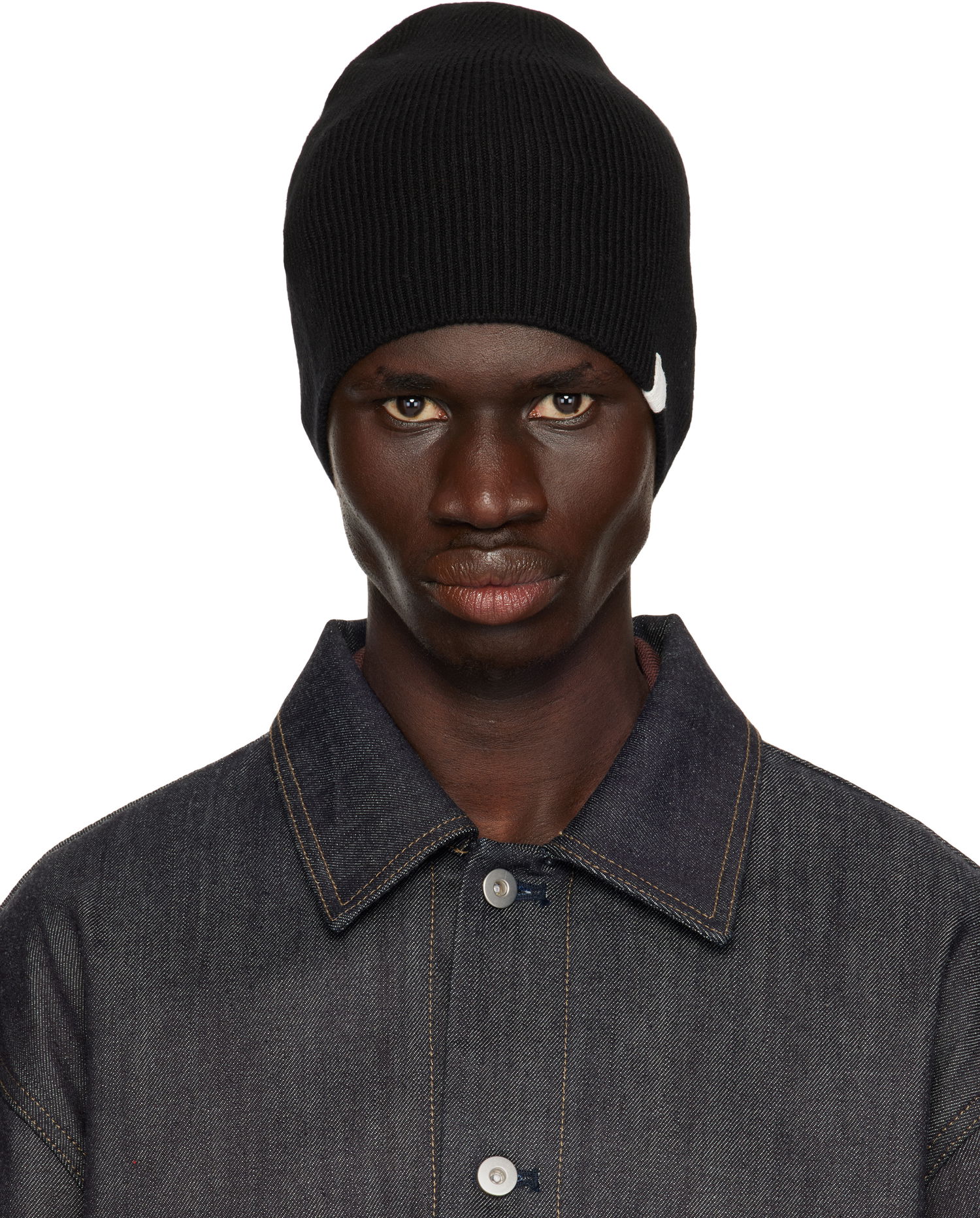 Шапка Jil Sander Jil Sander Rib-Knit Beanie Черно | J47ZZ0130_J14773, 0