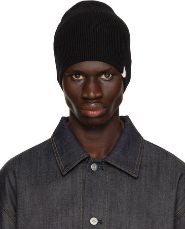 Шапка Jil Sander Jil Sander Rib-Knit Beanie Черно | J47ZZ0130_J14773, 0