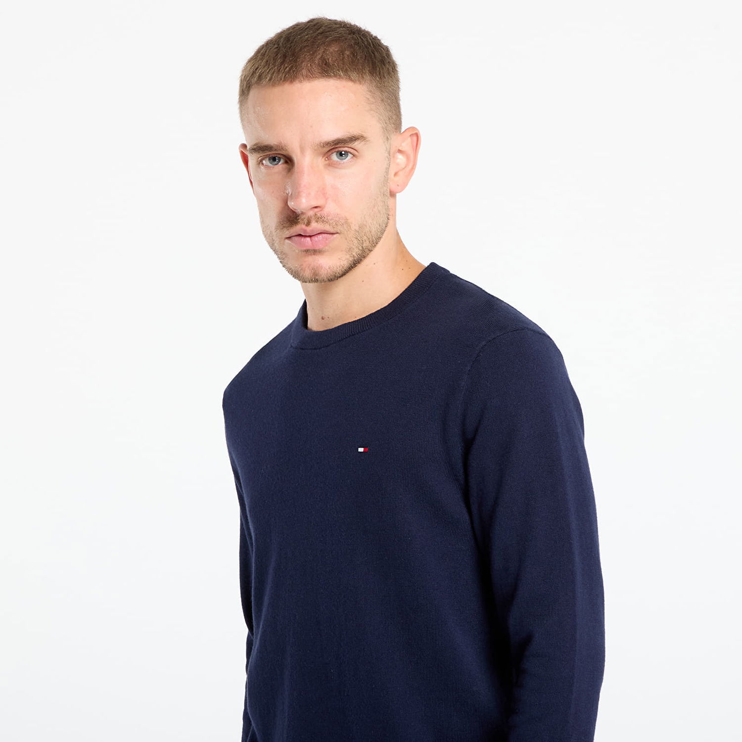 Пуловер Tommy Hilfiger Tommy Hilfiger Pima Cotton Cashmere Crew Neck Sweater Тъмно синьо | MW0MW28046 DW5, 1