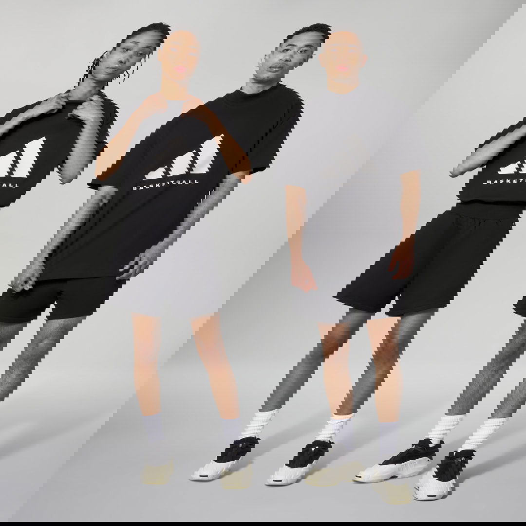 Тениска adidas Originals adidas Basketball 001_Tee Черно | IR8492, 1