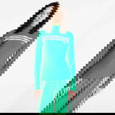 Тениска adidas Originals Longsleeve 3-Stripe Tee Green Зелено | JN8314, 0