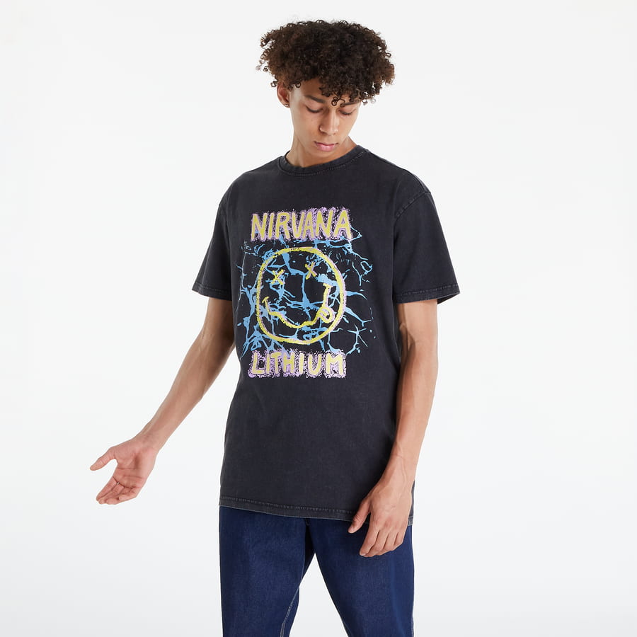 Тениска Urban Classics Nirvana Lithium Oversized T-Shirt Черно | MT1986, 0