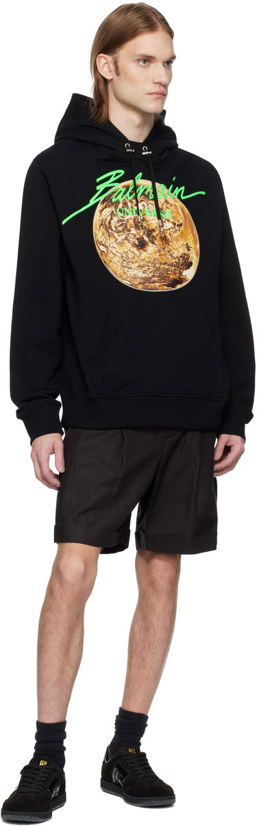 Къси панталони Balmain Balmain Pleated Bermuda Shorts Черно | EH0PB007VE90, 3