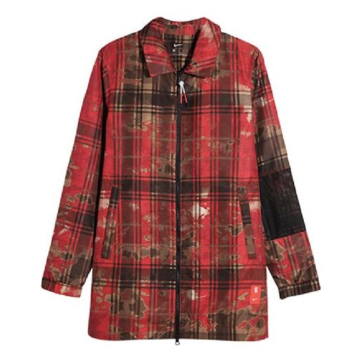 Ветровка Nike Kyrie Irving Print Casual Long Sleeve Jacket Червено | CK6752-673