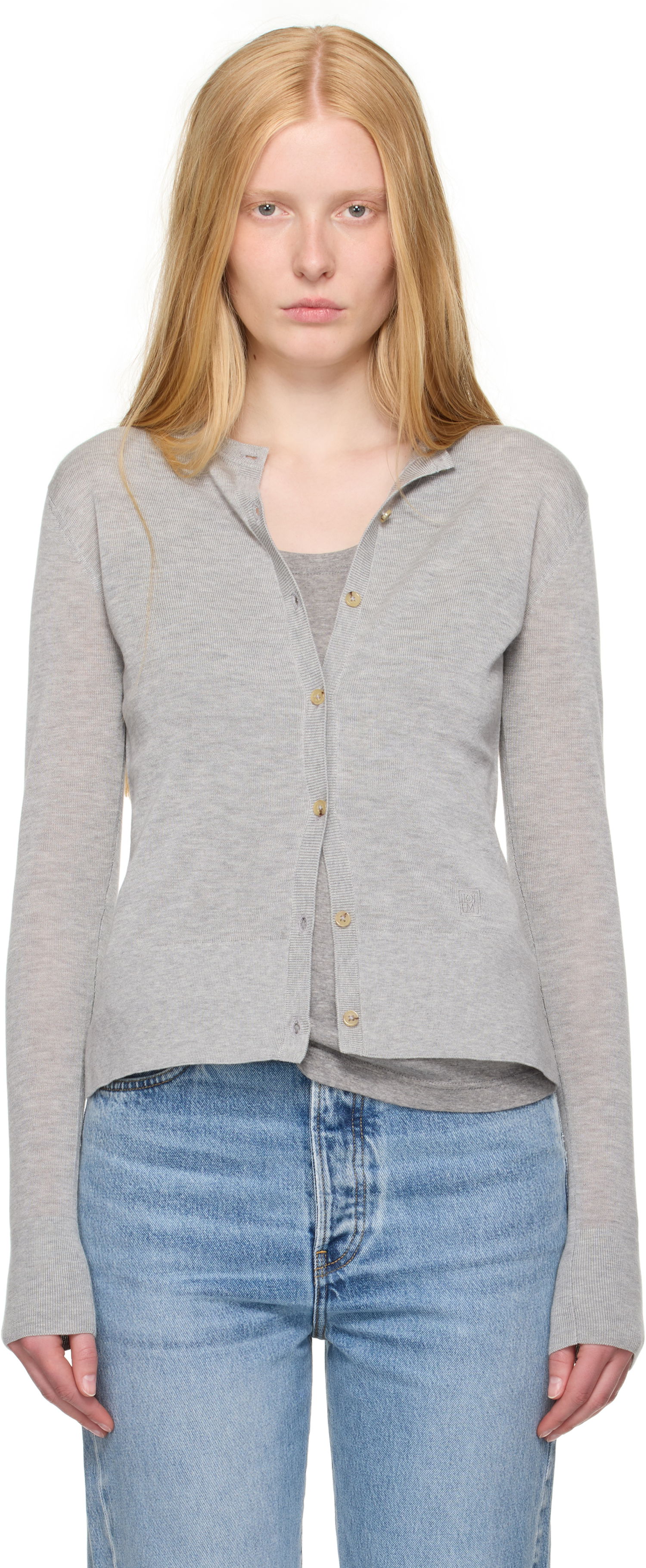 Пуловер TOTEME TOTEME Fine Knit Cardigan undefined | 243-WRT0329-YA0079, 0