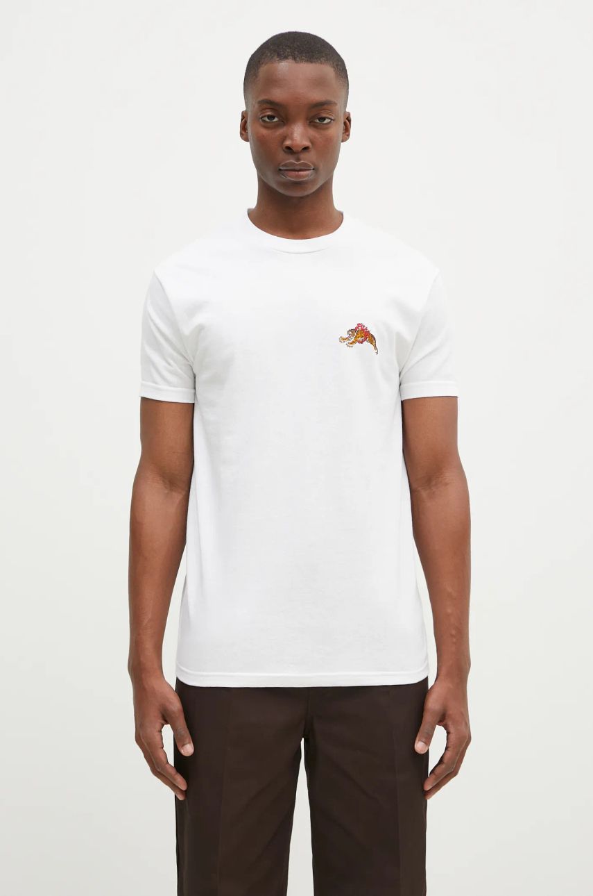 Тениска WACKO MARIA Tim Lehi Applique T-Shirt Бяло | 24FW.WMT.TEE06, 0