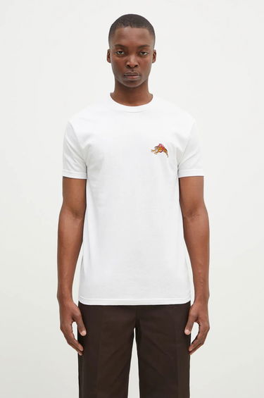 Тениска WACKO MARIA Tim Lehi Applique T-Shirt Бяло | 24FW.WMT.TEE06, 0