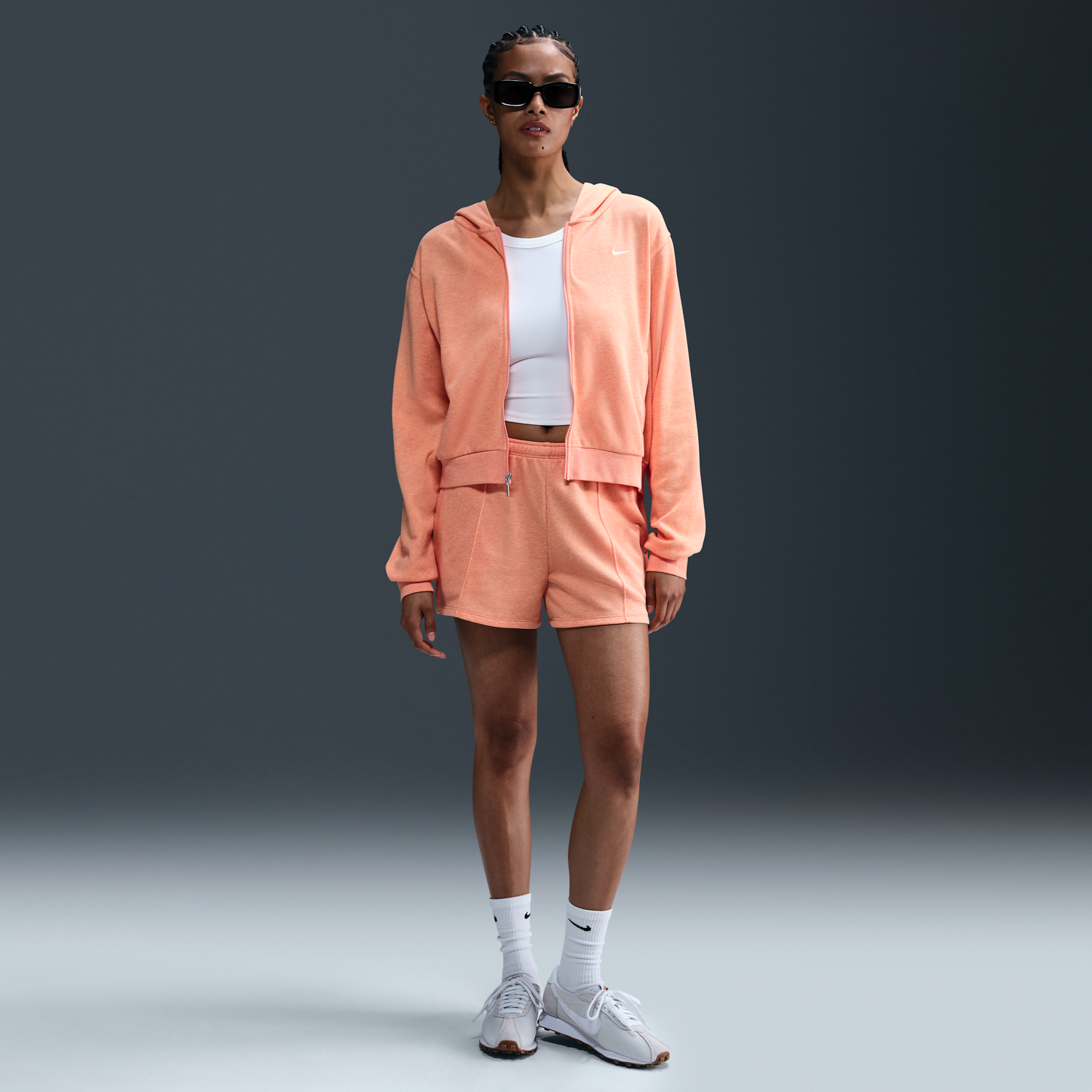 Суитчър Nike Nike Sportswear Chill Terry Full-Zip Hoodie Оранжево
 | FN2415-844, 1