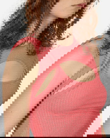 Потник Ottolinger Layered Cut-Out Tank Top Розово | 0408403 PINK, 5