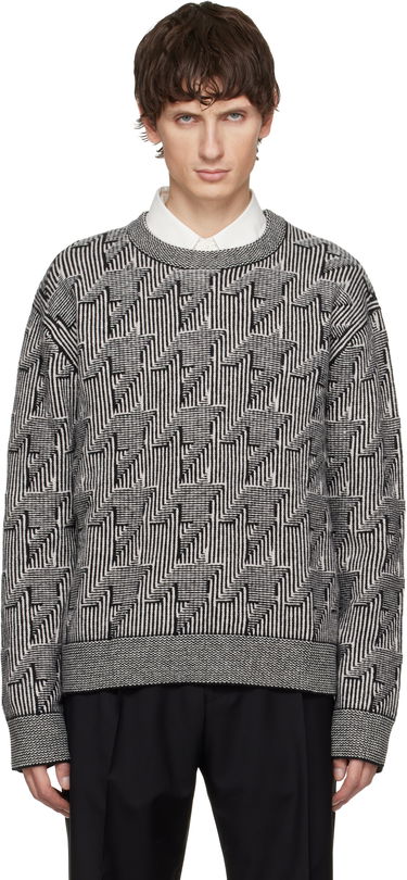 Пуловер Paul Smith Paul Smith Geometric Pattern Wool Sweater Сиво | M1R-557Z-T02834-79, 0