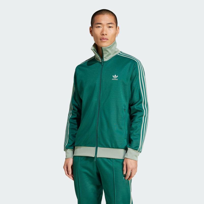 Суитчър adidas Performance Adicolor Classics Beckenbauer Track Jacket Зелено | JP2520