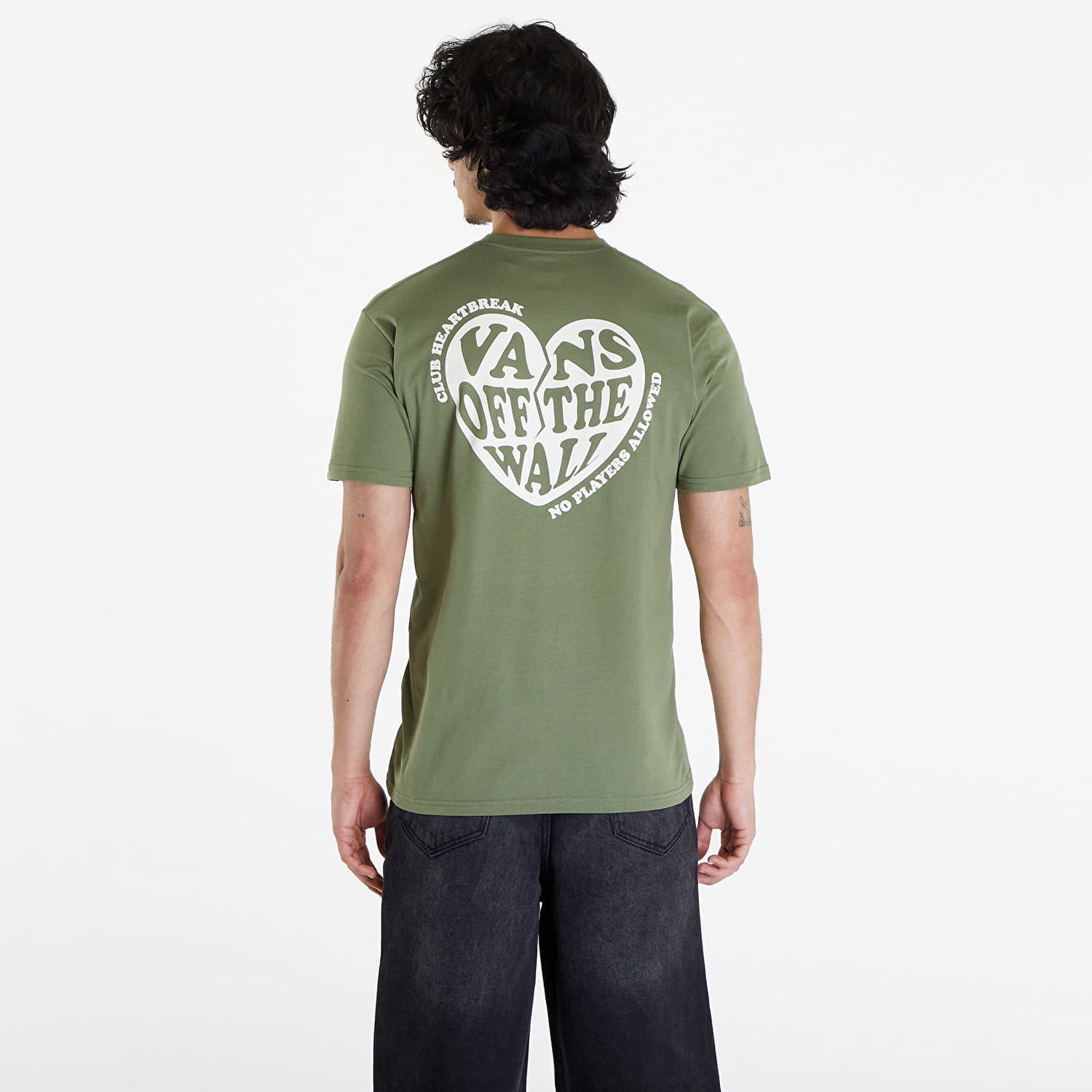 Тениска Vans No Players SS Tee Olivine Зелено | VN000G5GAMB1, 1