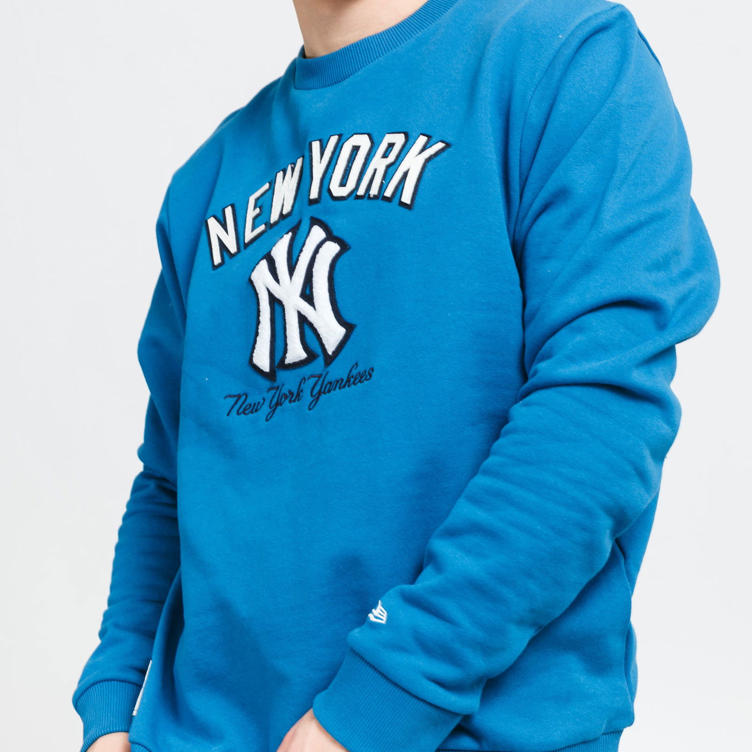 Суитчър New Era MLB Heritage Crew Fleece NY Синьо | 12869878, 1