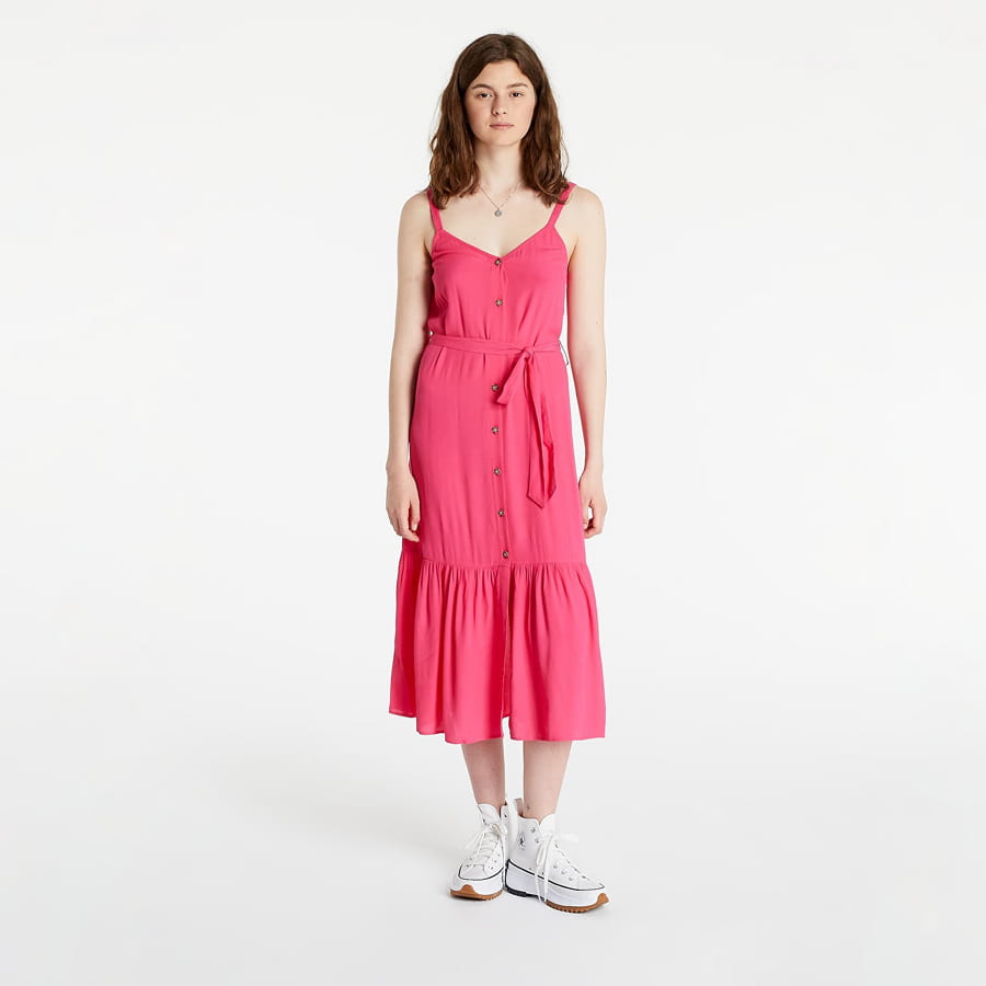 Pокля Tommy Hilfiger Button Thru Midi Dress Розово | DW0DW10440 TZ8, 0