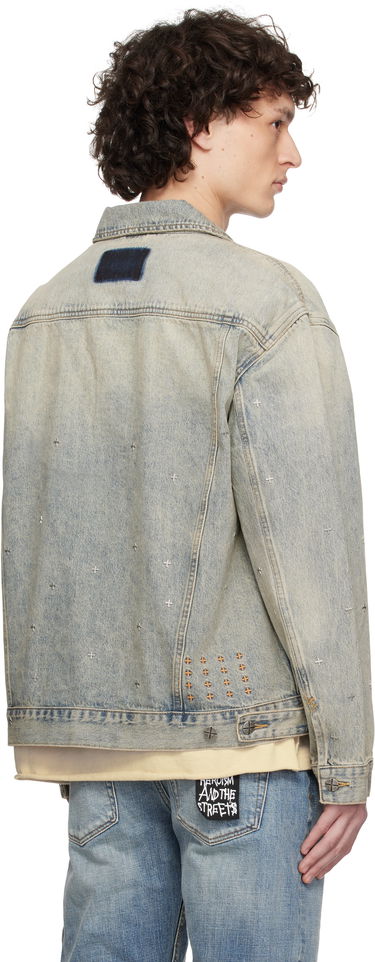 Яке Ksubi Ksubi Oh G Stagelight Metalik Denim Jacket Синьо | MSP25JK010, 2