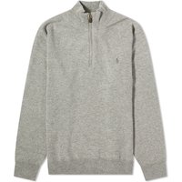 Пуловер Polo by Ralph Lauren Lambswool Half Zip Crewneck Сиво | 710876756009, 1