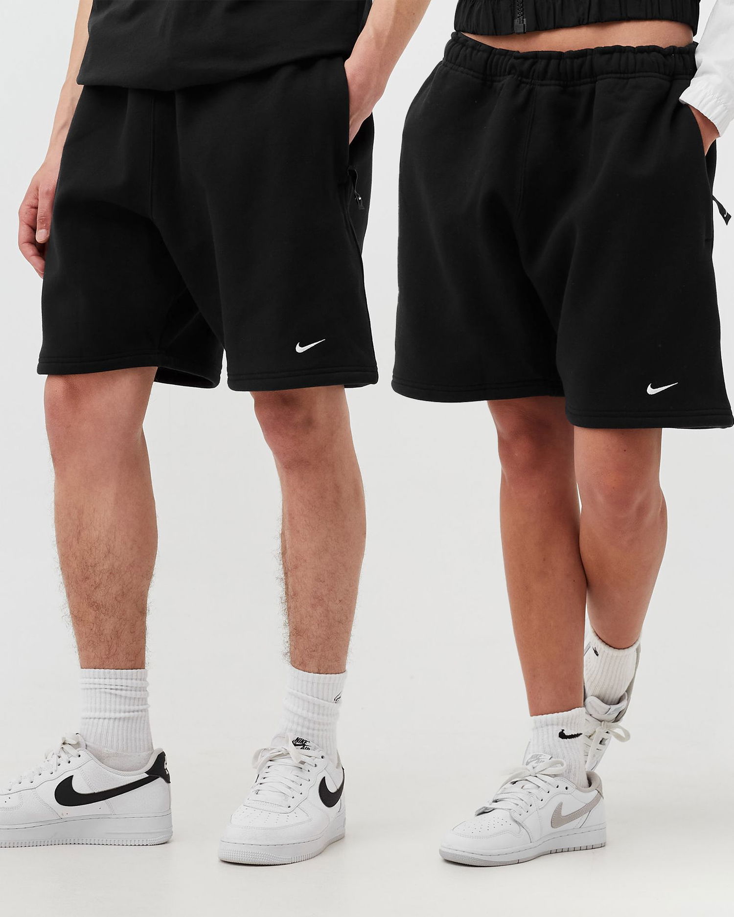 Къси панталони Nike Solo Swoosh Fleece Shorts Черно | 195869339108, 1