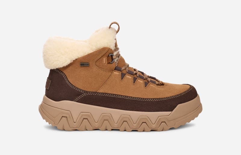 Кецове и обувки UGG TerreTrail Cozy Lace Boot Кафяво | 1158210-CHE