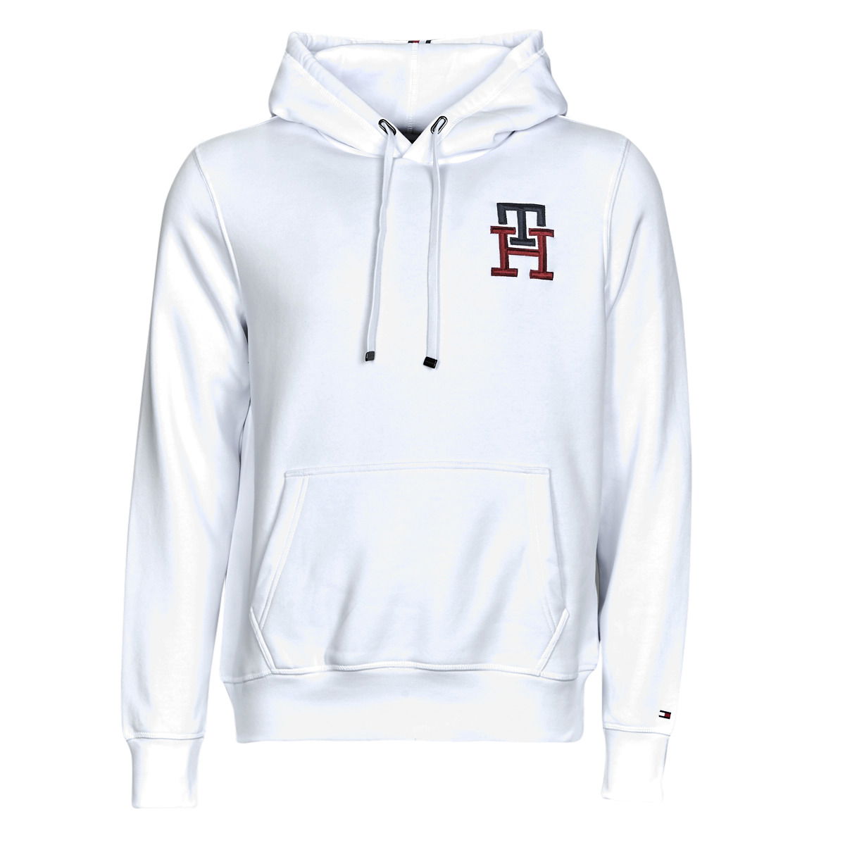 Суитчър Tommy Hilfiger ESSENTIAL MONOGRAM HOODIE Бяло | MW0MW28677-YBR, 0