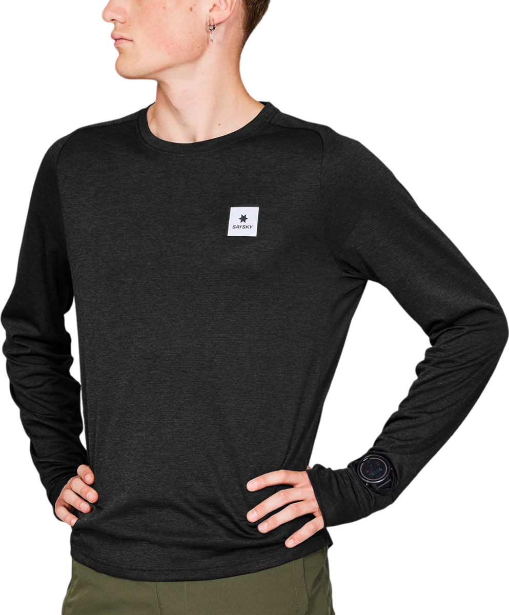 Тениска Saysky Saysky Flow Long Sleeve T-Shirt Черно | mmrls60c9001, 0