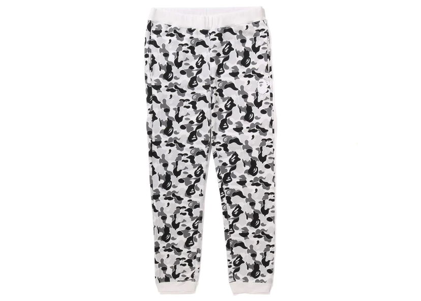 Спортни панталони BAPE BAPE ABC Camo Crystal Stone Sweat Pants Gray Бяло | 1J80-152-020